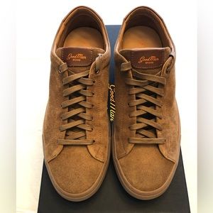 Men’s Good Man Brand Edge Mono Lo Top Sneaker in Suede, Size 10
